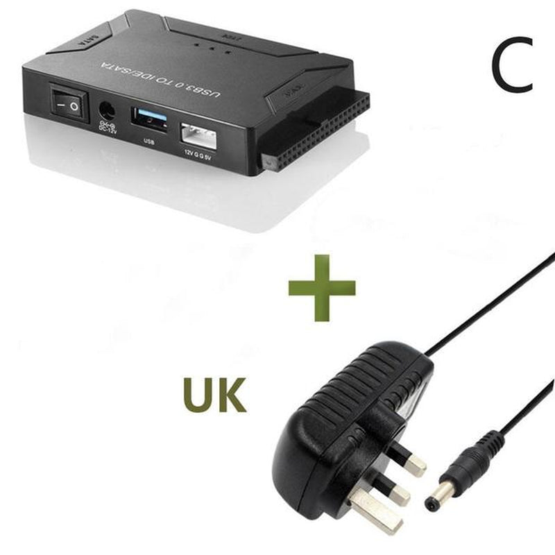 USB 3.0 Zilkee Ultra Recovery Converter Sata HDD SSD Hard Disk Drive Data Transfer Converter SATA Adapter Cable